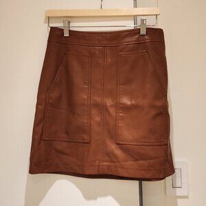 Loft Faux Leather Skirt